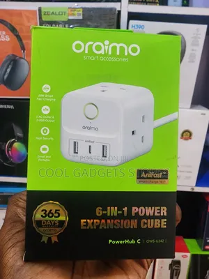 Oraimo 6 in 1 Power Expansion Cube