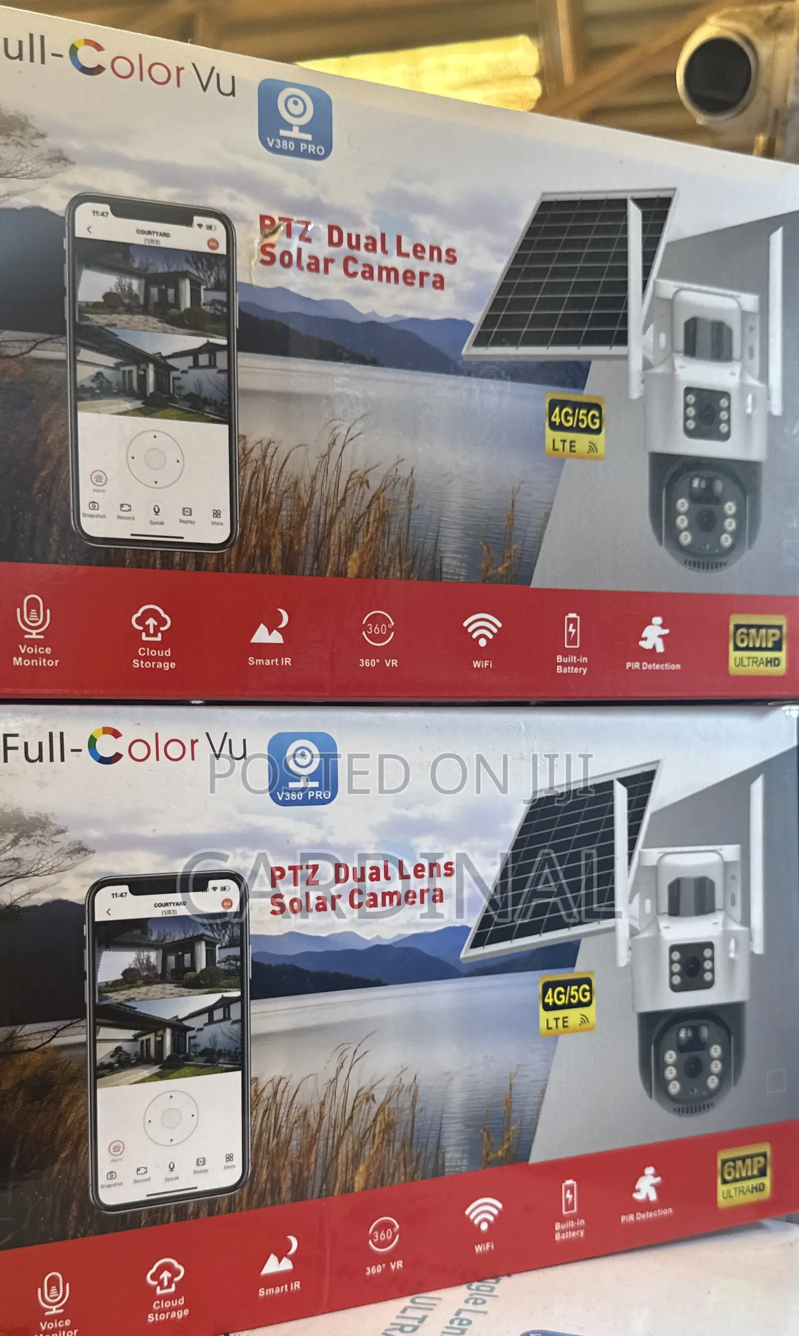 V380 Solar CCTV Camera