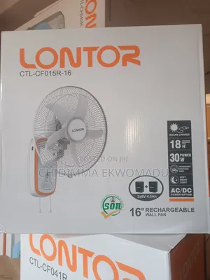 Lontor Rechargeable Wall Fan CTL-Cf015r-16