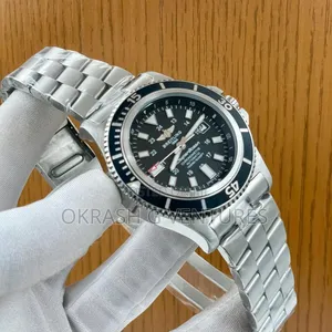 Breitling Silver Chain Watch