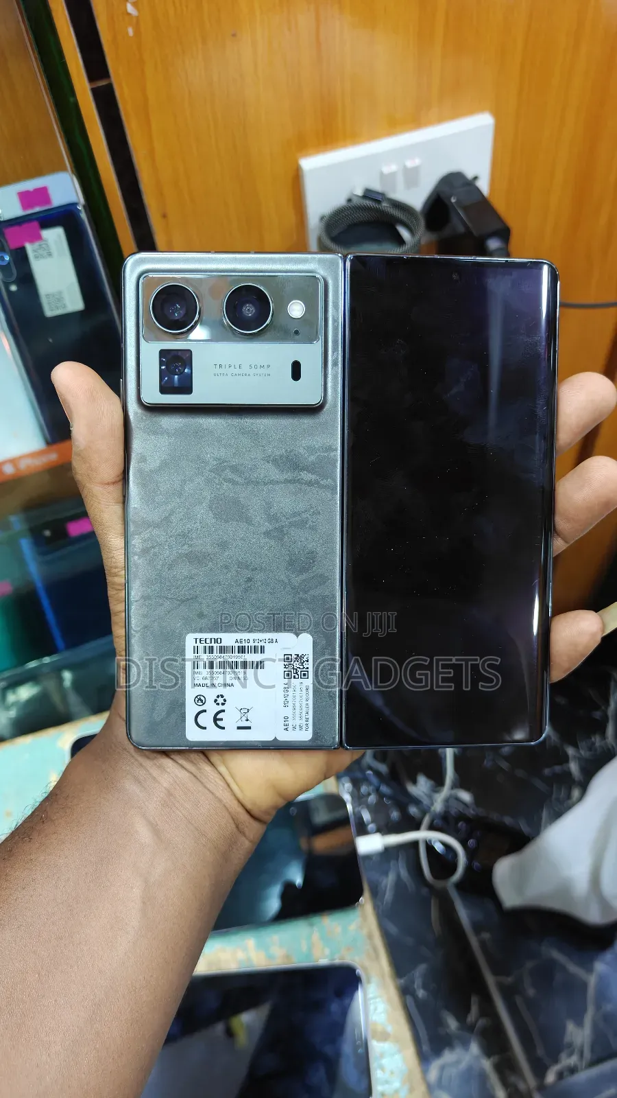 Tecno Phantom V Fold 2 512 GB Black