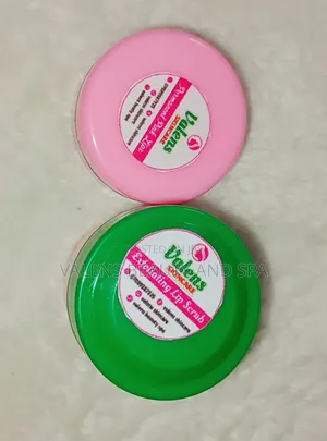 Pink Lip Balm and Lip Scrub