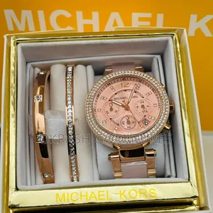 Michael Kors(Mk) Chronograph Ice Head Chain Watch for Women's