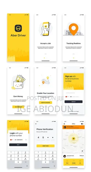 Taxi Booking App Ui Ux Design