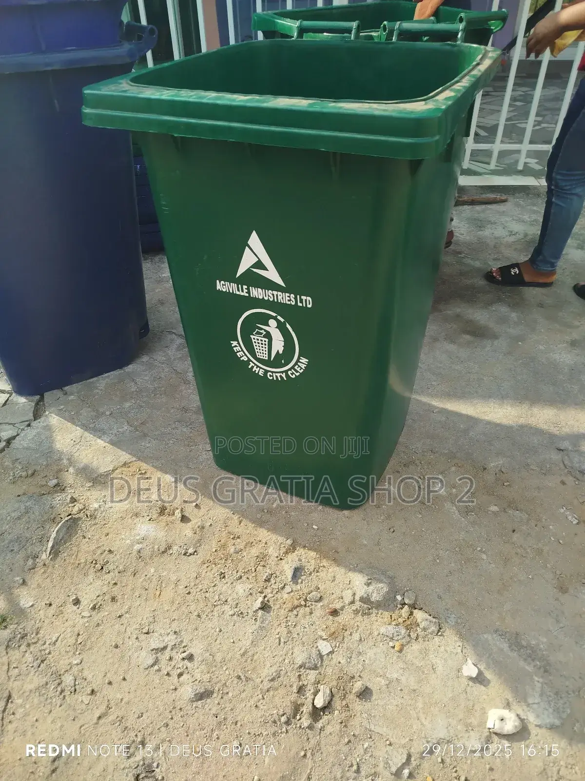 Green Mobile Waste Bin in Port Harcourt