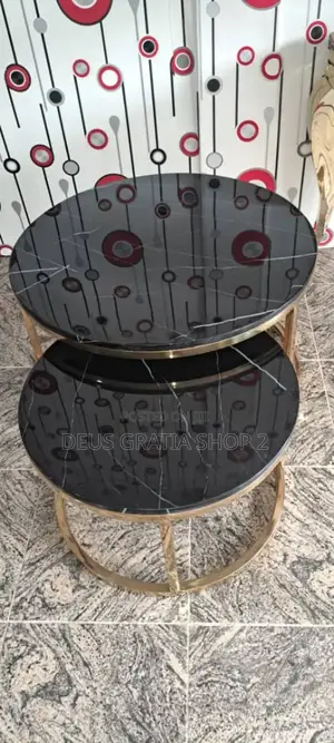 2 in 1 Marble Top Centre Table