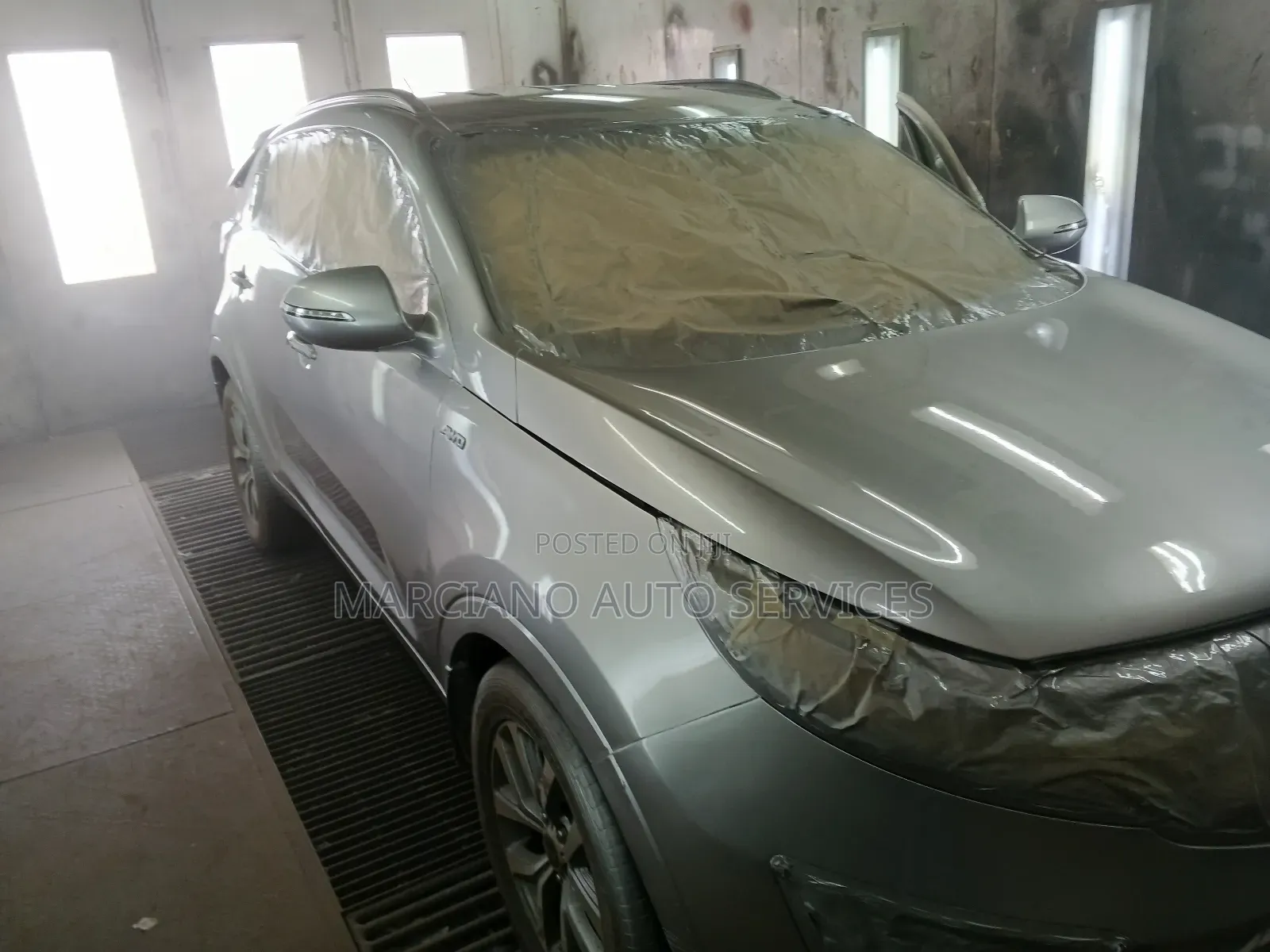 Car Baking/ Oven , Panel Beating and Autobase Spraying