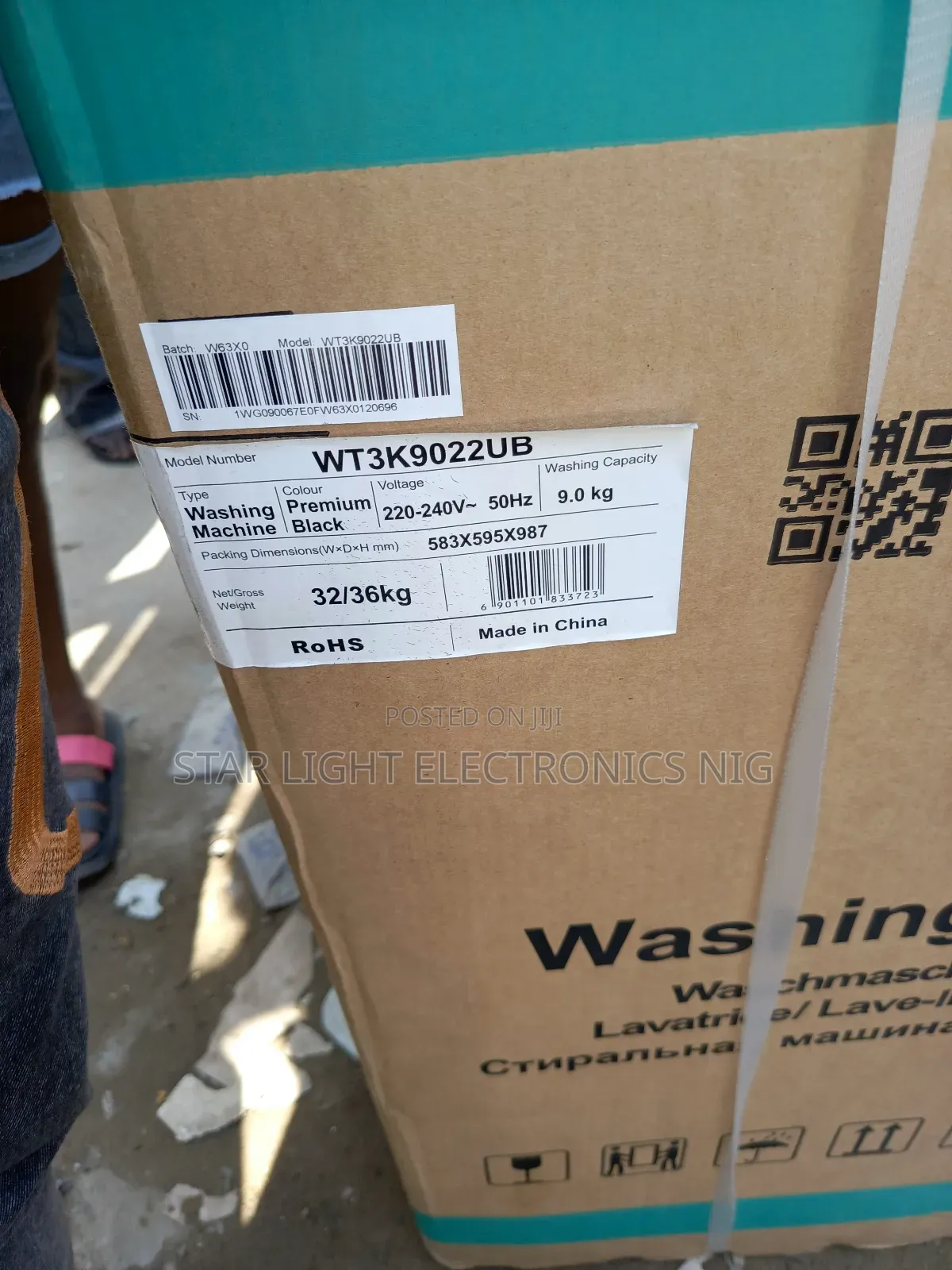 9kg Top Loader Automatic Washing Machine