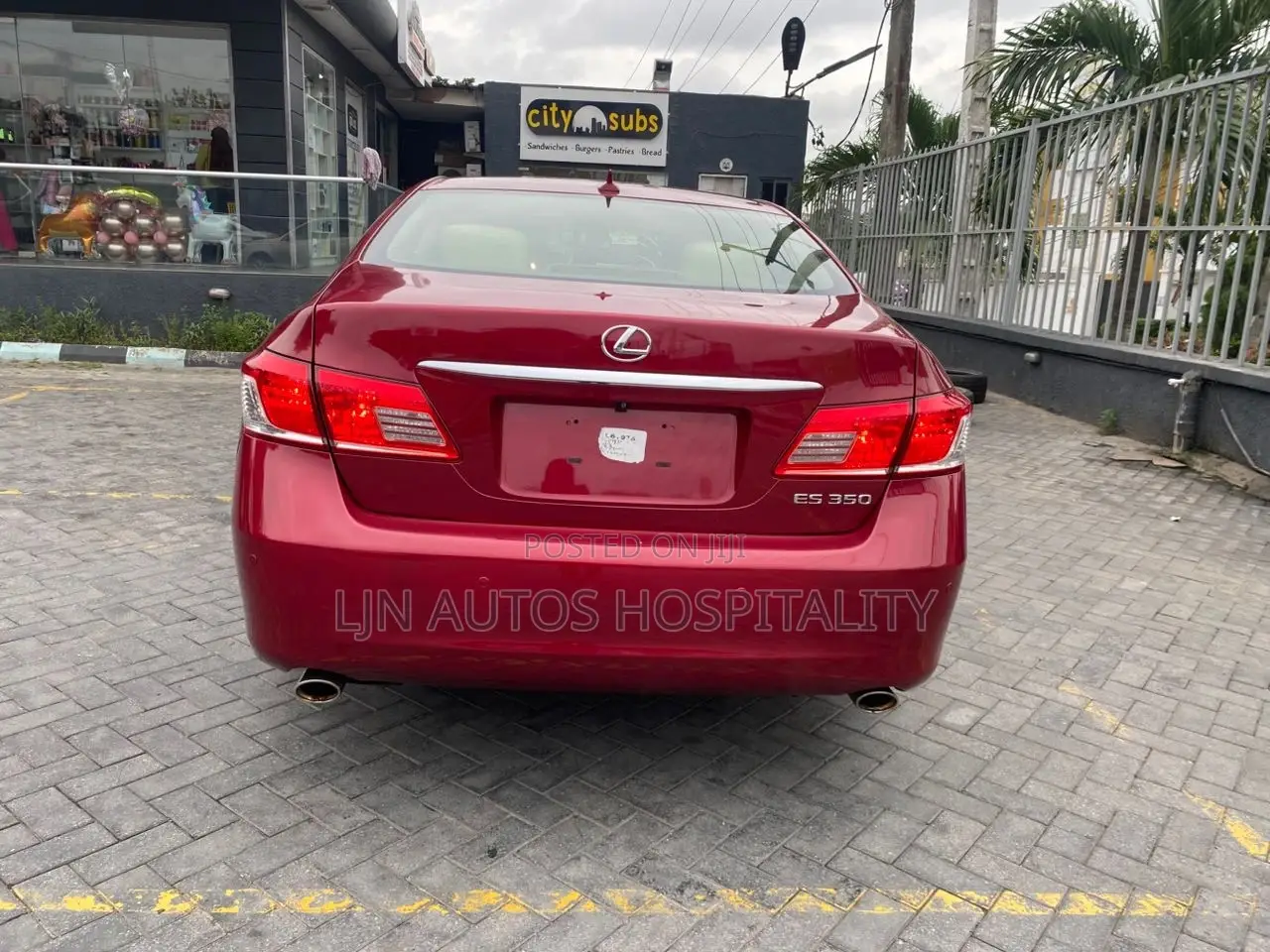 Lexus ES 350 2012 Burgundy