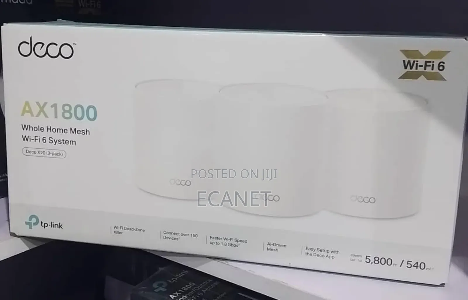Tp-Link Deco Wifi 6 Mesh System(Deco X20)