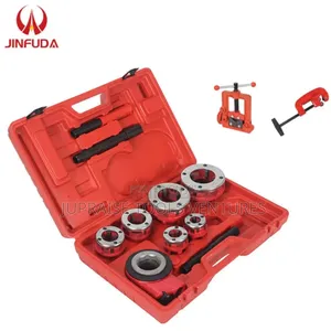 Ratcheting Pipe Threading Dice Set