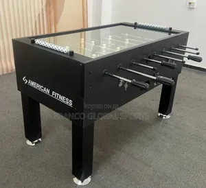 Coin Operated Soccer Foosball Table With Acrylic Glass