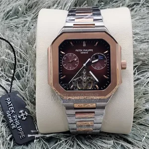 "Timeless Elegance:Patek Philippe Automatic Watch With Chain Strap"