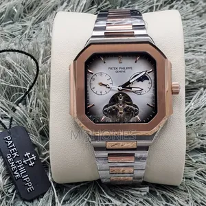 "Timeless Elegance:Patek Philippe Automatic Watch With Chain Strap"