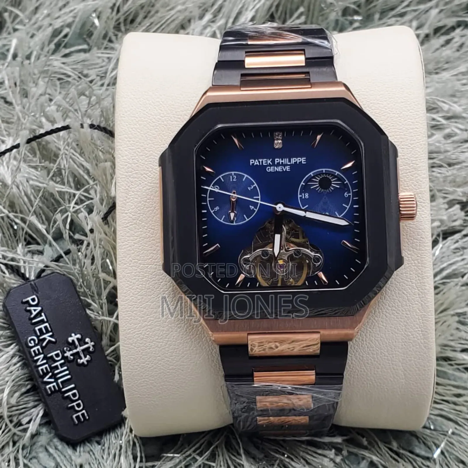 "Timeless Elegance:Patek Philippe Automatic Watch With Chain Strap"