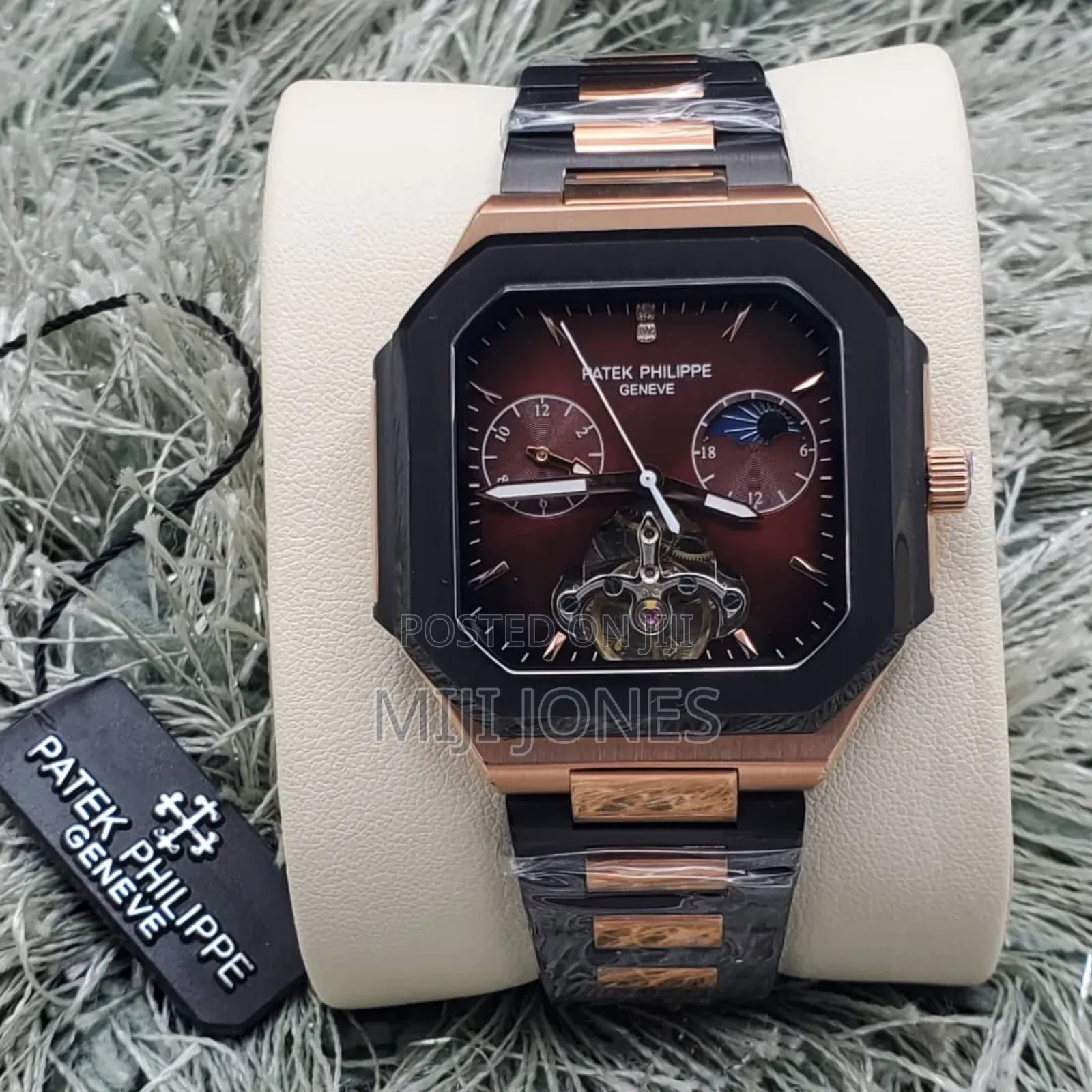 "Timeless Elegance:Patek Philippe Automatic Watch With Chain Strap"