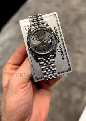 Rolex Oyster Perpetual (Date Just) Silver Chain Watch