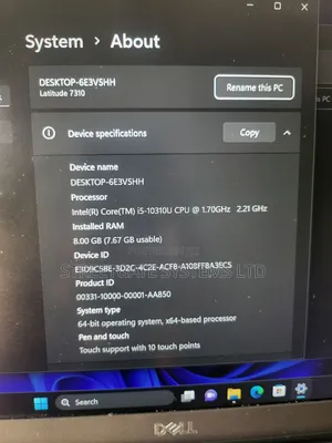 Laptop Dell Latitude 7300 8GB Intel Core I5 SSD 256GB