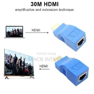HDTV to Rj45 Ethernet Network Convert Extender/Adapter
