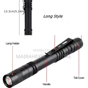 500lm Led Pen Light With Clip