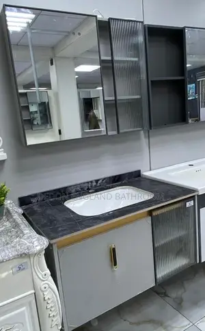 High Quality Marble Cabinet With Led Mirror