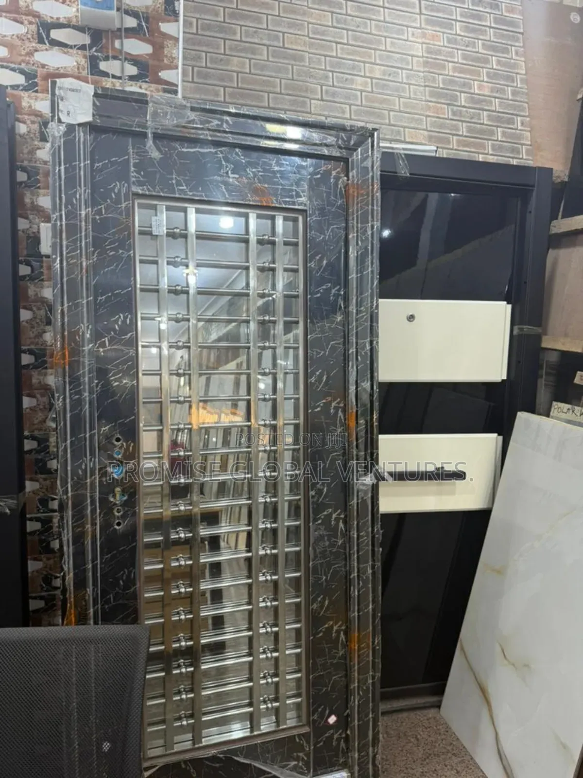 Marble Glass Door
