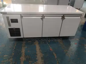 Commercial 3-door Underbar Freezer Stainless Steel