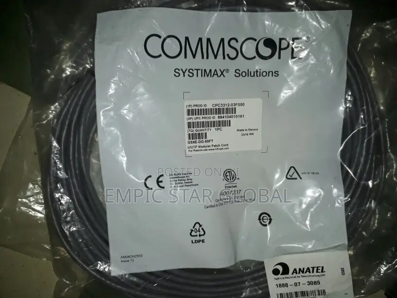 Cat6 Systimax Patch Cable 20m