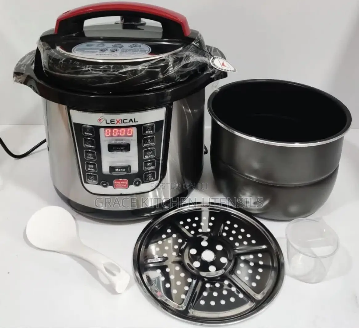 Lexical Electric Pressure Cooker 6l - 1000w