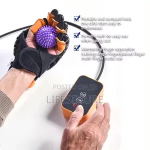 Rehabilitation Gloves(Rechargeable)With Speed, Intensity Waist Belt