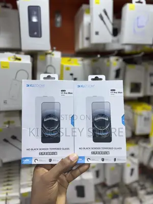 Kuzoom No Black Border Tempered Glass Film For iPhone 17 Series