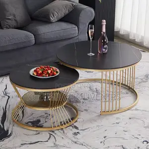 Luxury Nordic Modern Marble Nesting Center Table