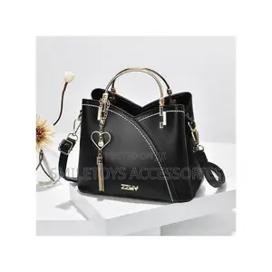 Handbag With Steel Handle and Starp