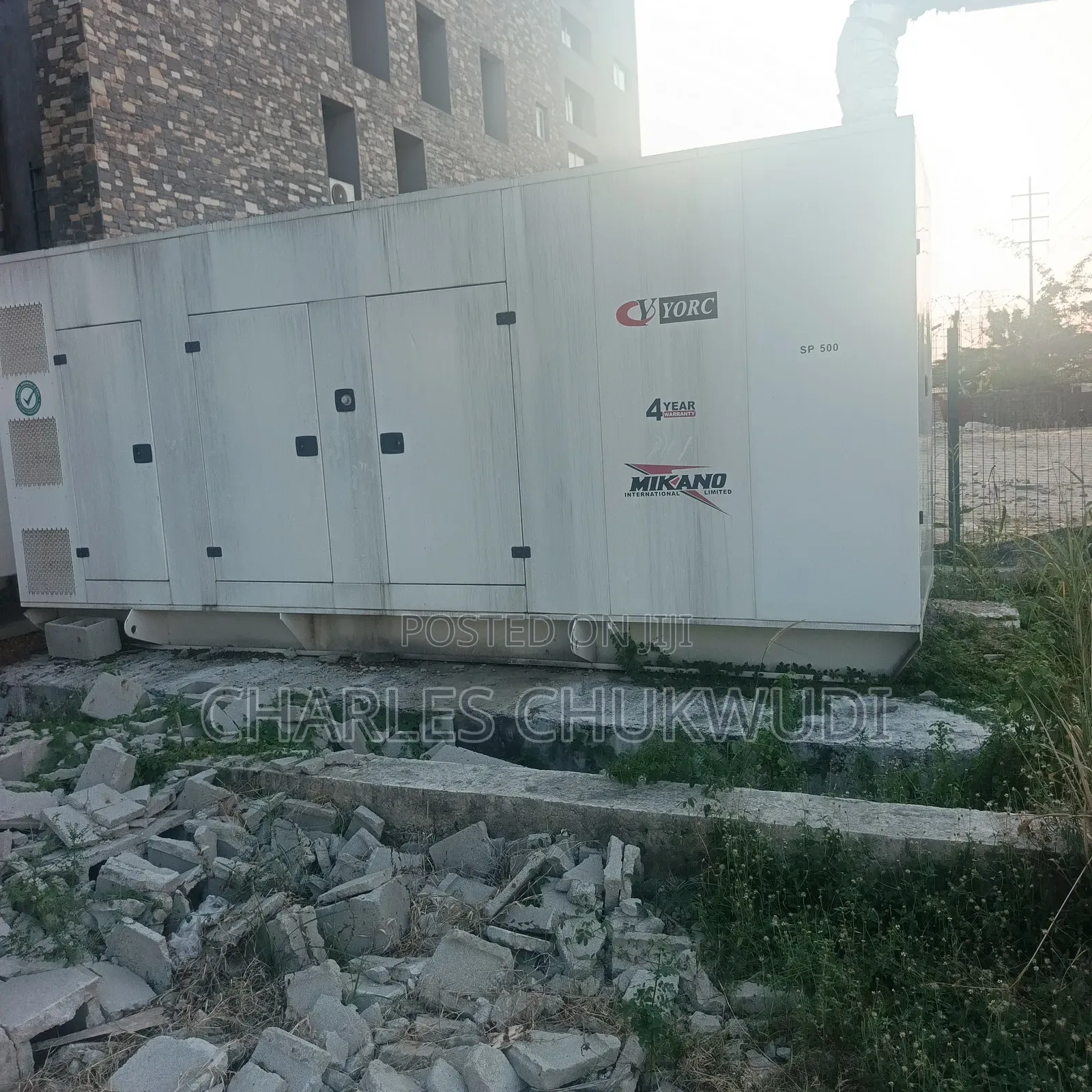 500kva Mikano Generator