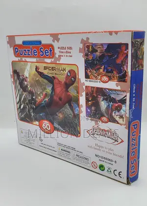 Spider Man Educational Puzzle Set Ages 3+