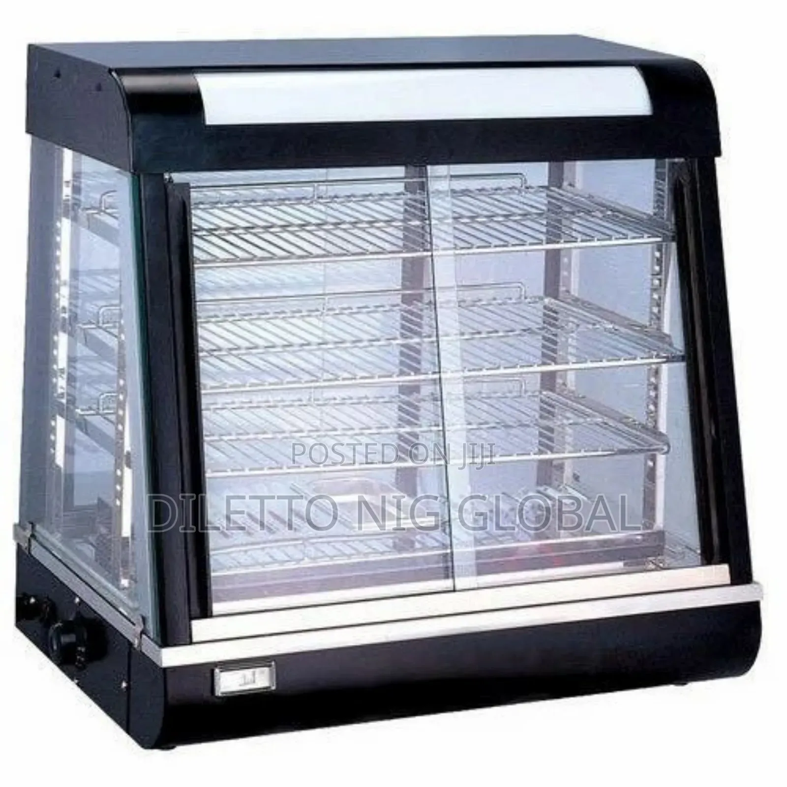 Black Snack Warmer Display - 4ft