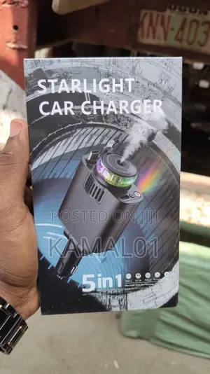 5 in 1 Aroma Car Diffuser With Fast Car Charger