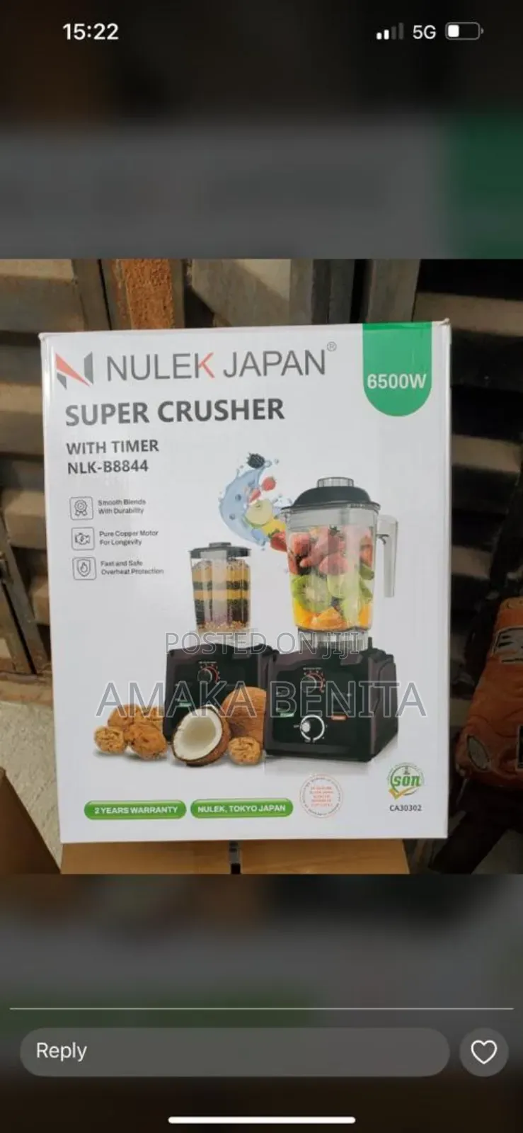 Nulek Super Crusher Blender