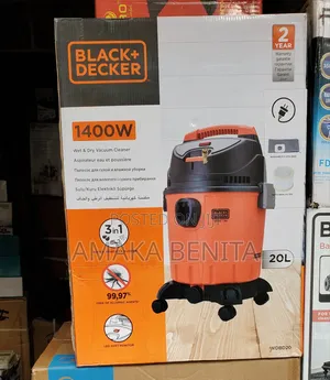 Black And Decker Vacuum Cleaner  3 In1 20ltrs[ Wet,Dry,Blow ]