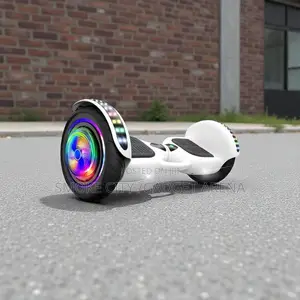 Premium 10-Inch Smart Hoverboard – Camo Blue Classic White Editions