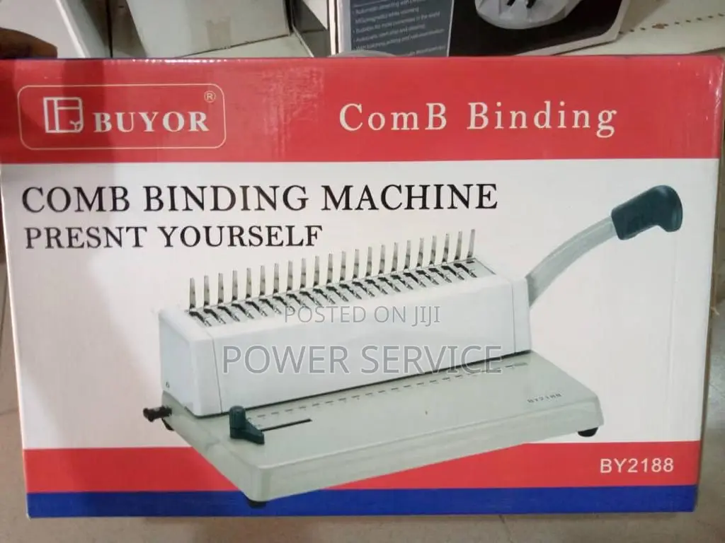 Buyor Comb Binding Machine Model By2188.