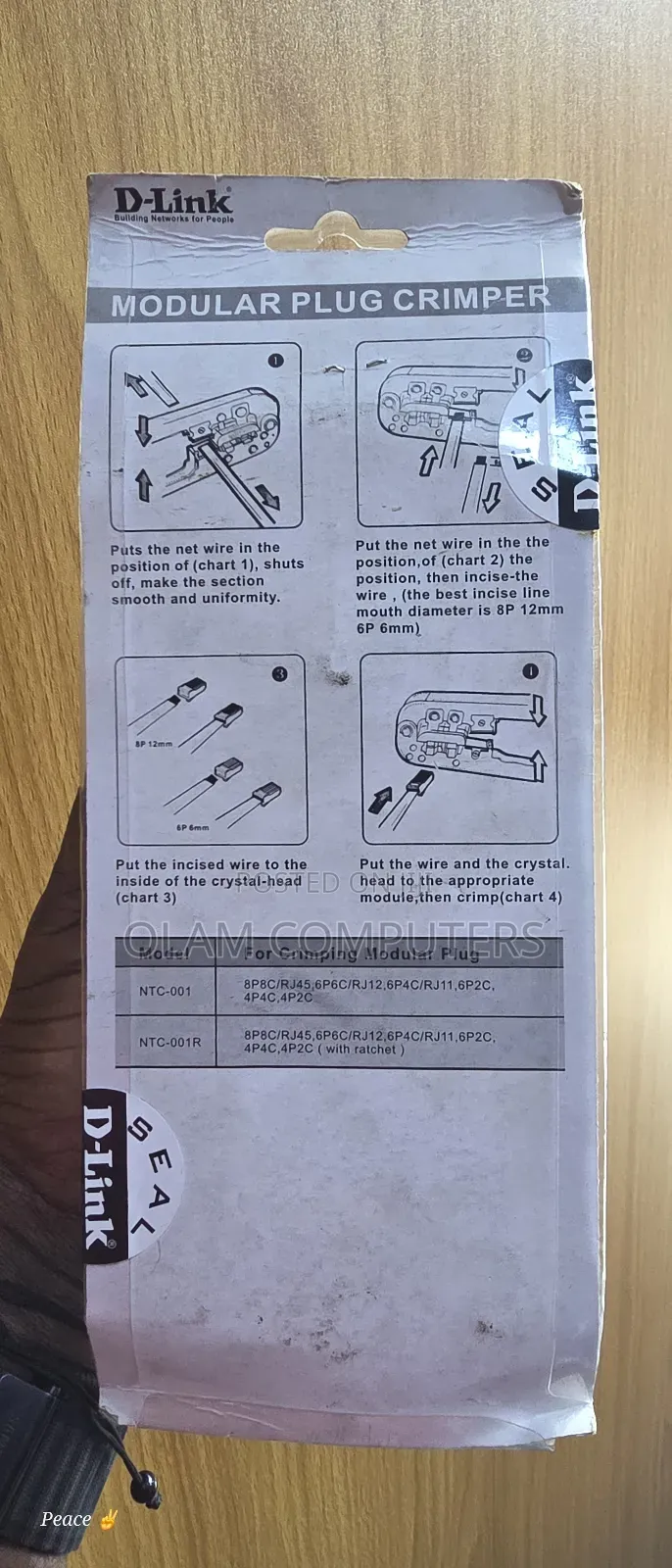 D-Link Modular Plug Crimper