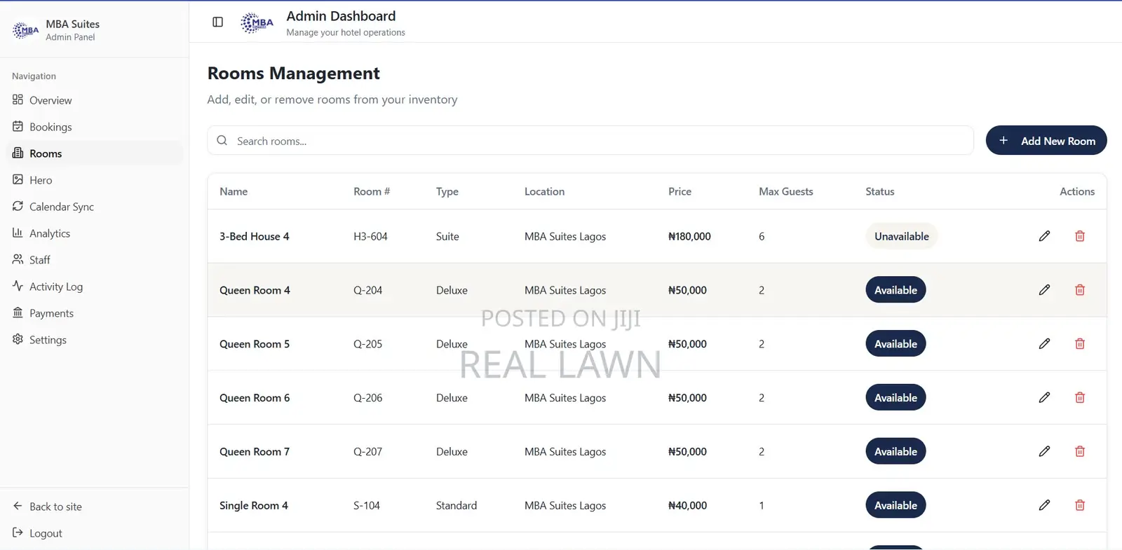 Hotel Booking Website (Basic) | Demo Before Payment