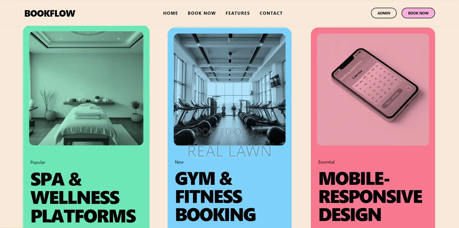 Simple Booking Website for Services | Demo Before Payment