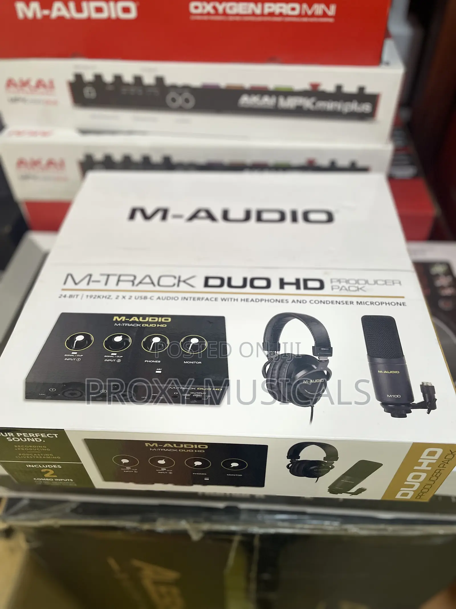 M-Audio M-Track Duo Hd Complete Studio Set