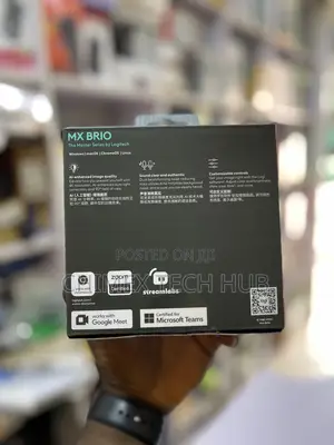 Logitech Mx Brio Webcam Ultra Hd Collaboration and Streaming Webcam