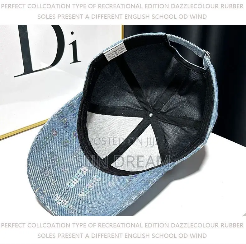 Denim Hat Woman Cap Baseball Cap Queen