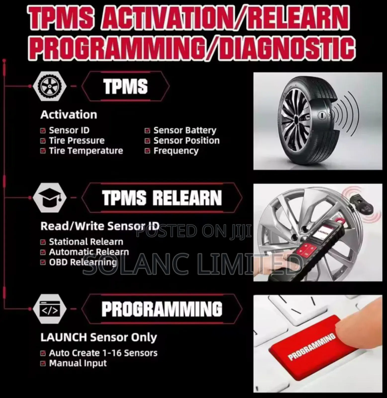 Launch X431 Tpms Tsgun
