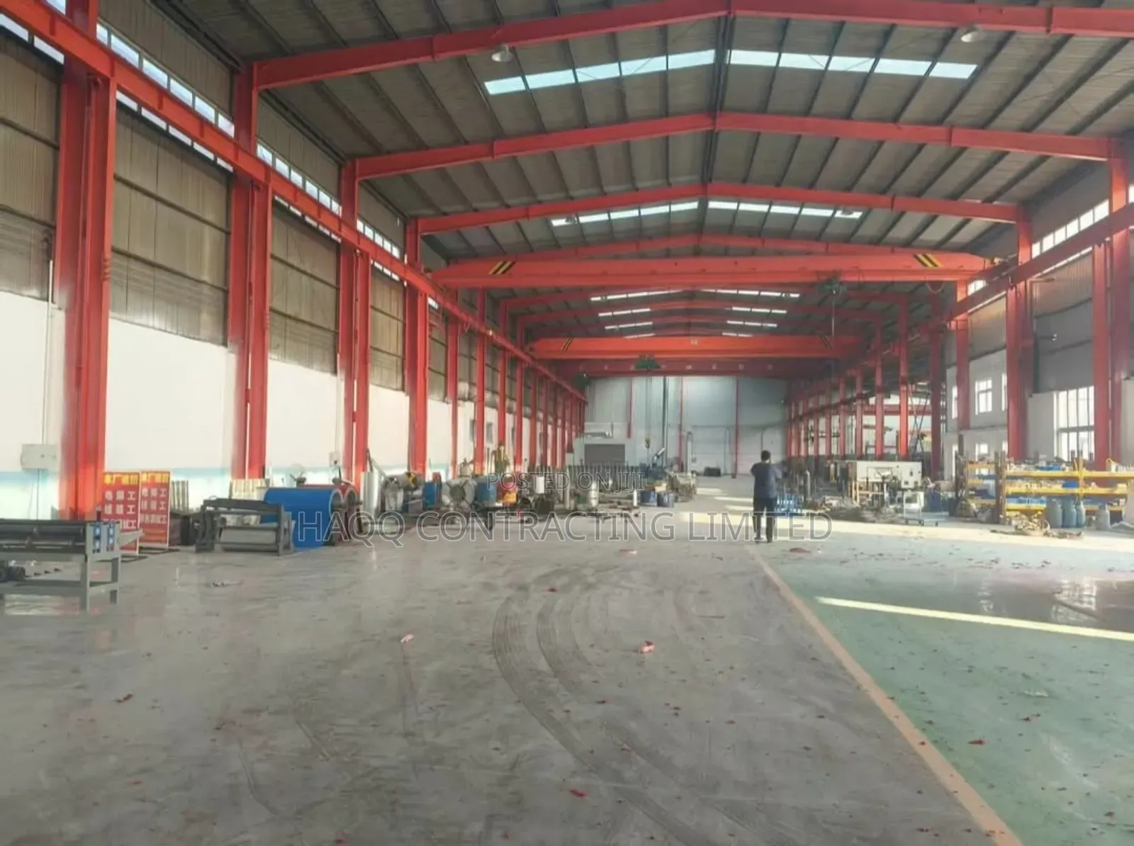 Storage Warehouse Construction, Pre-Engineered Building, Steel Works