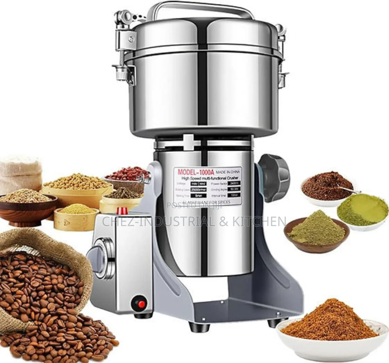 Electric Grains Spice Powder Grinder